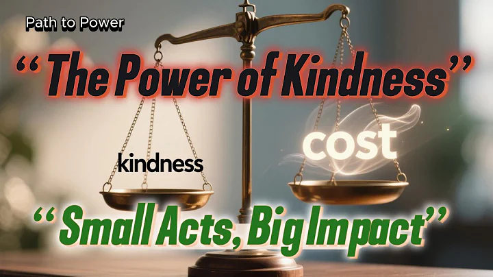 The Power of Kindness Small Acts, Big Impact