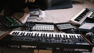 Electronic Improvisation #2 - Prophet Rev2, Behringer Crave, Ableton Push, Roland TR-8.