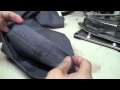 How to hem dress pants with cuff  and jeans