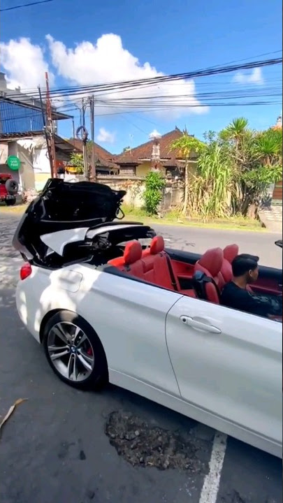 Mobil atap terbuka Bmw Seri 4 Convertible cocok untuk jalan sore
