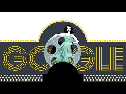 Video Hedy Lamarr's 101st Birthday Google Doodle