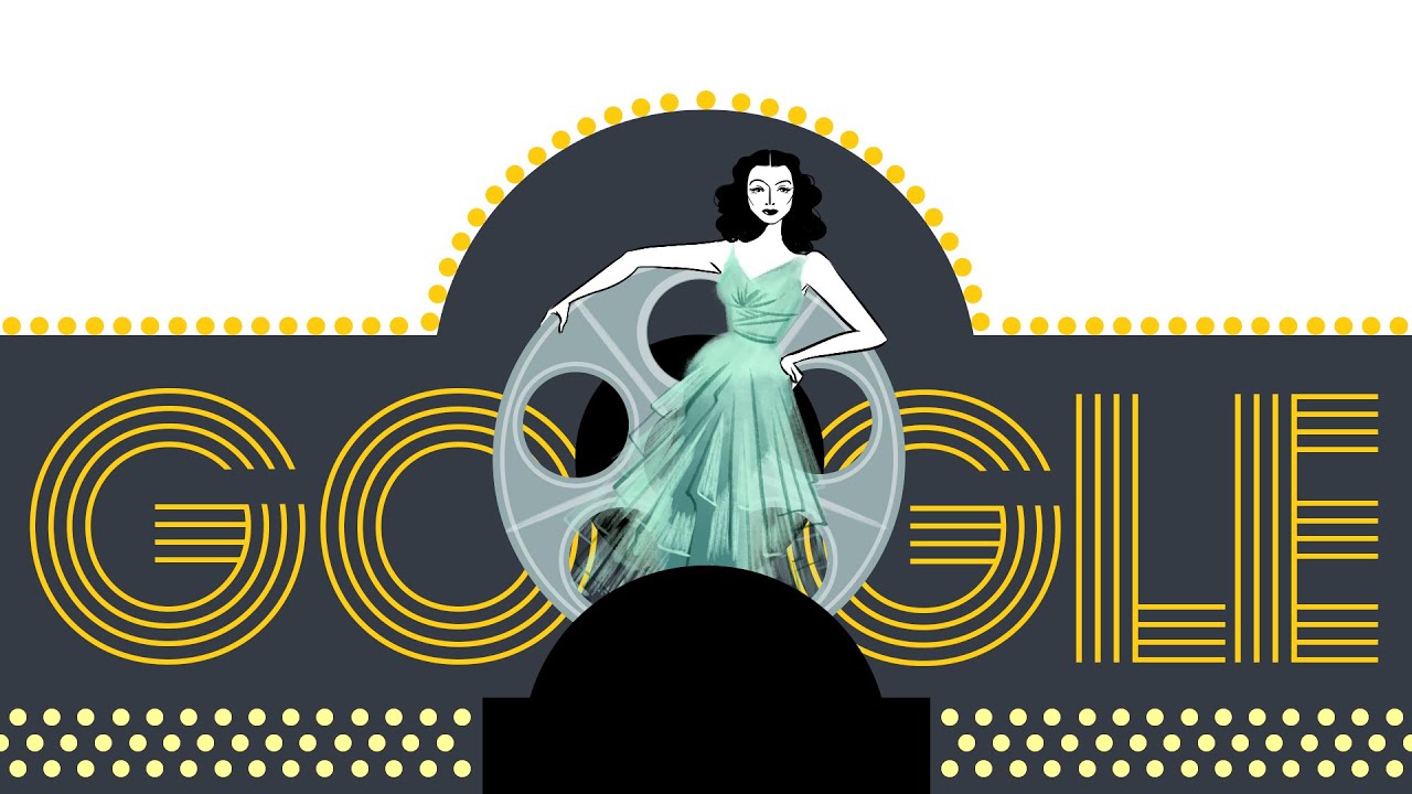 Hedy Lamarr's 101st Birthday Google Doodle