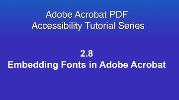 2 8 Embedding Fonts in Adobe Acrobat