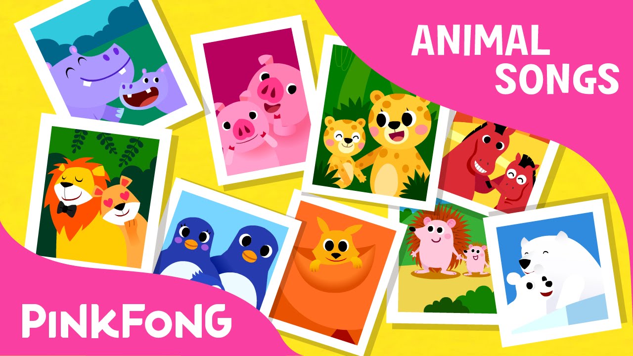 ⁣Animal Families | Animal Songs | PINKFONG Songs for Children