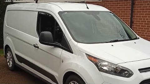 Ford Transit Connect MK2 Reversing camera installation