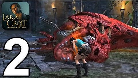 Lara Croft: Guardian of Light Mobile - Gameplay Walkthrough Part 2 - T. Rex Boss (iOS, Android)
