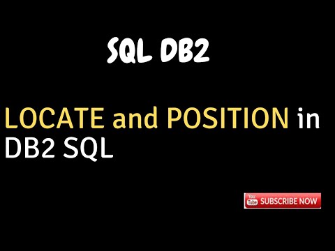 LOCATE and POSITION in IBM i SQL DB2 AS400 | Locate and position in SQL