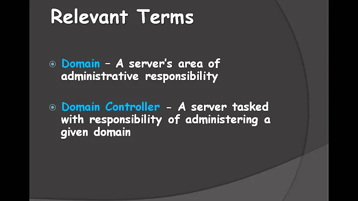 Screen Cast 3 Intro Part 1 Active Directory Domain Services and DNS roles to Server08