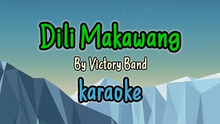Dili Makawang By Victory Band (karaoke version) video background and lyrics Update