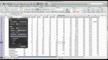 2014 Fantasy Football Cheat Sheet Demo