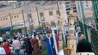 صلاة العيد من مسجد الصديق بالمنصورة💛