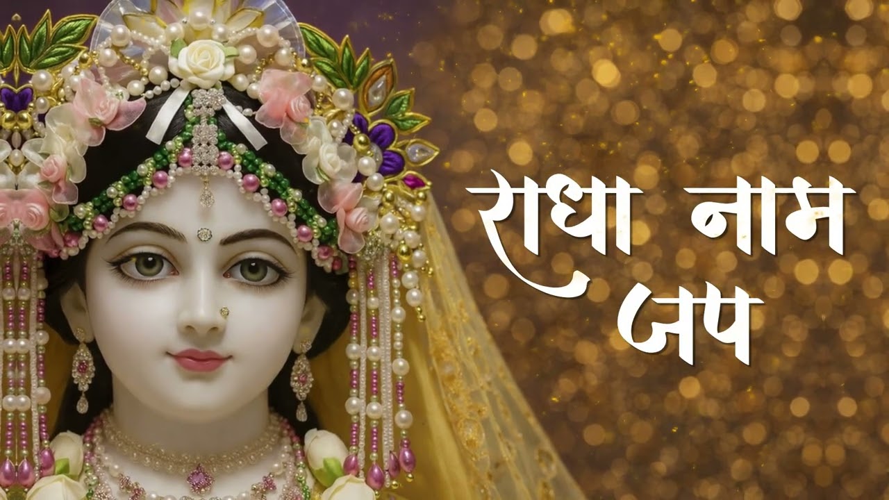 Radha Naam Jap | मन को शांति देने वाला भक्ति जाप | Radha Naam Dhara
