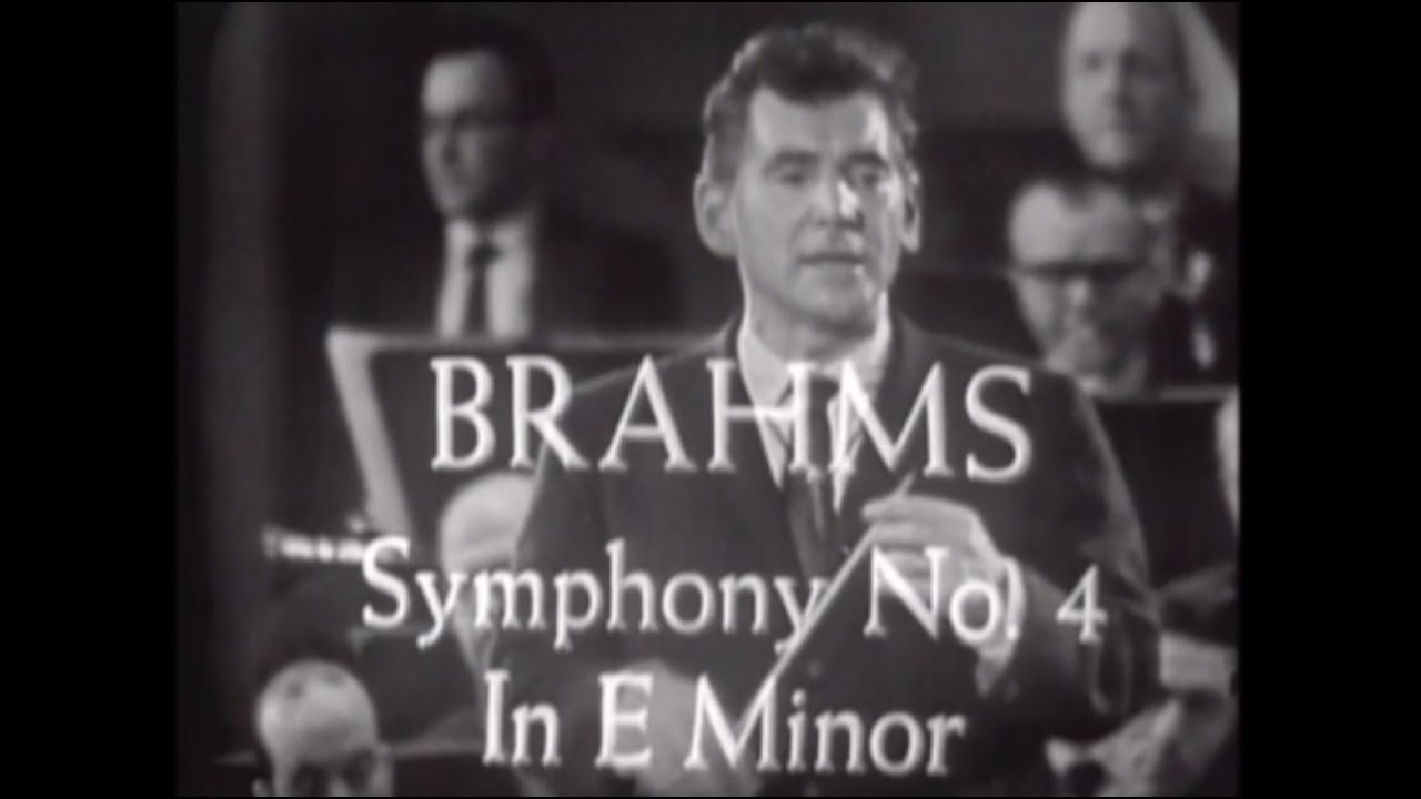 Brahms Symphony 4 Mvt III Bernstein NYPO 1959 YouTube