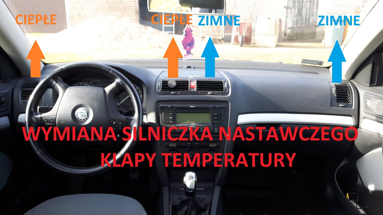 Wymiana Silniczka Nastawczego Klapy Temperatury V159. Repair The Temperature Control Flap Motor V159 - Youtube