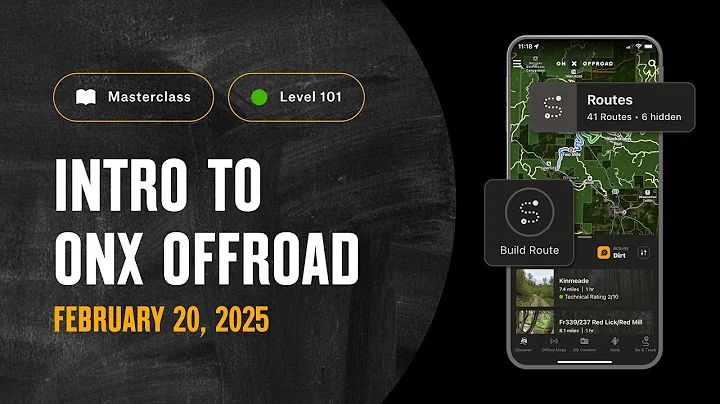 Feature EDU & Route Builder | onX Offroad Masterclass - App 101