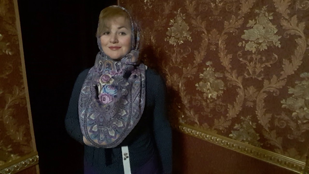 Модные и стильные намотки из павловопосадской шали 