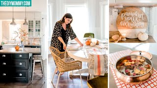 Fall Kitchen Decor Ideas that are so cozy \& easy! | The DIY Mommy