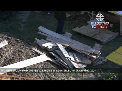 INCIDENTE SUL LAVORO IN COSTIERA: 21ENNE IN CONDIZIONI STABILI MA GRAVI | 08/10/2025