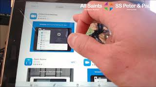 Brief video instruction on how to install zoom, a conferencing app,
your ipad or iphone. any questions, leave comment get in touch and
i'll try...