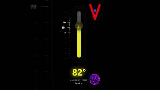 Dynamic Temperature Slider UI Design ❄️🔥 | Vibra-s Team Official