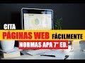 CÓMO CITAR PÁGINAS WEB FÁCILMENTE SEGÚN NORMAS APA SÉPTIMA EDICIÓN (7ma.)