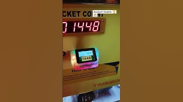 I won Jackpot tickets at #Timezone #arcade #games🥳🎉 #shorts #support #subscribe #like #youtubeshorts