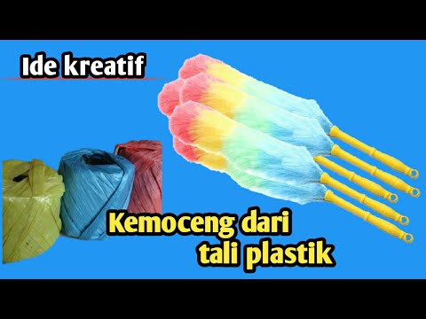  Ide  Kreatif  Cara Membuat Kemoceng Sulak Dari  Tali  Plastik 
