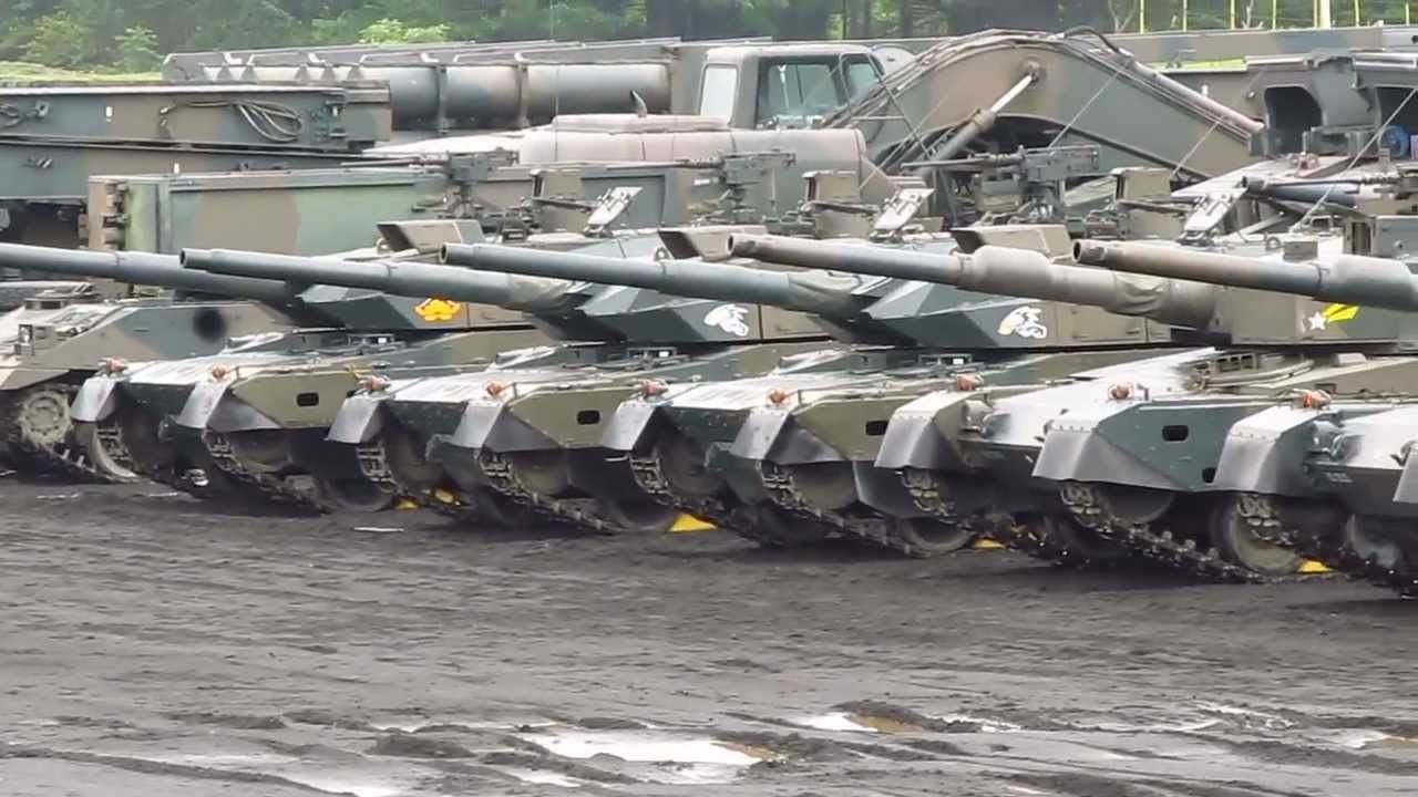 ヒトマル的一日 本格装備が始まった10式戦車 Type 10 Mbt Youtube