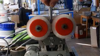 Cable braid brushing machine development