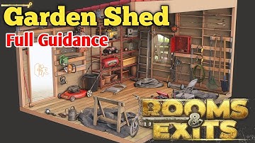 Rooms and Exits Level 19 Garden Shed Chapter 3 Walkthrough ( Murder Dressed In White )