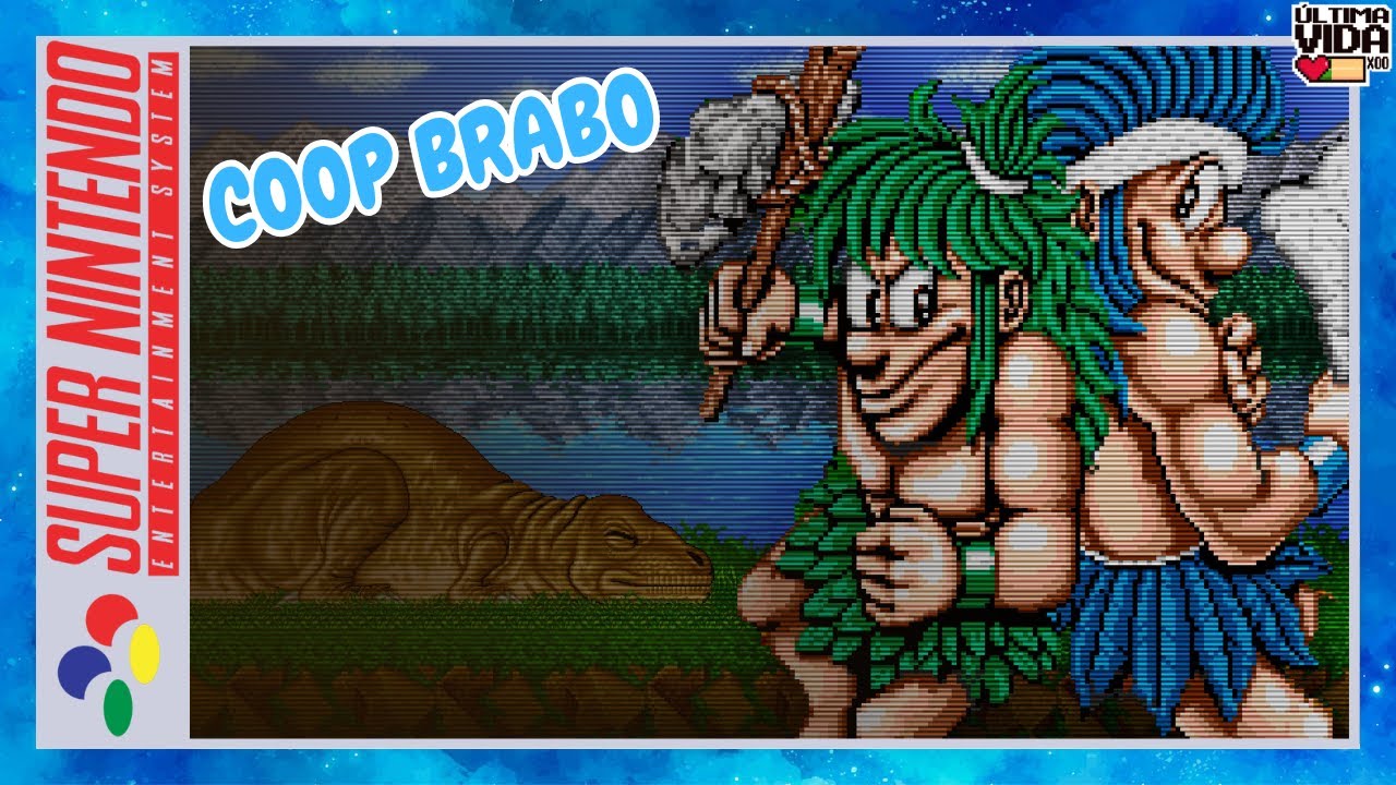 🔵 JOE & MAC CAVEMAN NINJA (SNES) | COOP PRÉ-HISTÓRICO | ATÉ ZERAR
