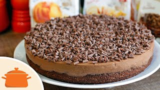 Bolo-Mousse de Chocolate Delicioso