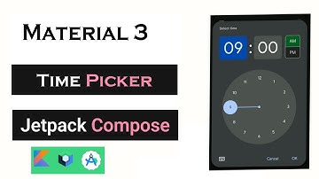 Custom Time Picker with Jetpack Compose | Kotlin | Jetpack Compose #jetpackcompose #timepicker