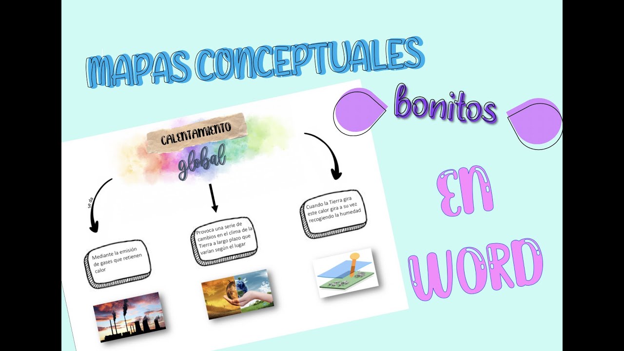 💐Mapas Conceptuales Bonitos en Word💜 YouTube