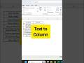 || Name & Surname difference or bifurcation | Text to Column Function in excel ||