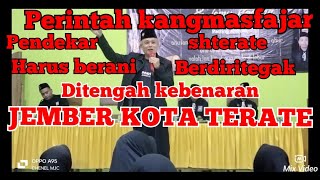 Perintah sangperintis , pendekar shterate harus berani berdiritegak ditengah kebenaran