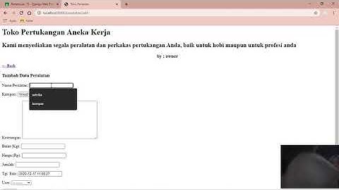 Pertemuan 15, Django Web Framework 2 - Ayu Fakta & Vindi Dwi