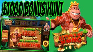 Bonus Hunt - £1000 @ £2 Stakes - 8 Bonuses + Some Burger Eating!!! Long Intro Warning, Slots @ 6:30