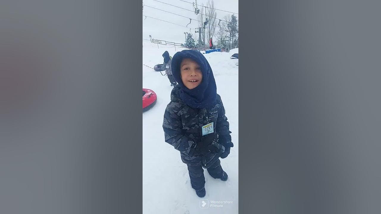 Snow Tubing at Lakeridge ski resort in Uxbridge Ontario YouTube