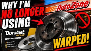 Why I’m no longer using Autozone Duralast Gold Rotors 
