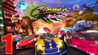 Cruis'n Blast Walkthrough Gameplay Part 1 - Cruis'n Tour Night Tour