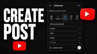 How to Create a YouTube Community Post (2026)