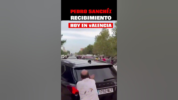 Recepción y huida de Pedro Sánchez en Valencia  #valencia #pedrosánchez #españa #pueblo #paiporta
