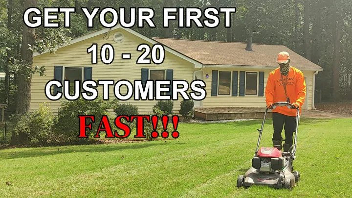 Lawn Care BEGINNERS (Get your first 10 customers)