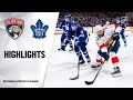 NHL Highlights | Panthers @ Maple Leafs 2/3/20