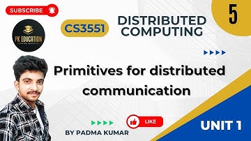 1.5 Primitives for distributed communication | Distributed Computing | CS3551 |Anna university R2021