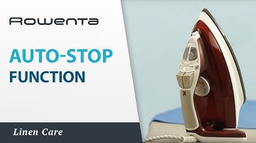 How does the Auto-stop function of my iron Works?-Rowenta tips