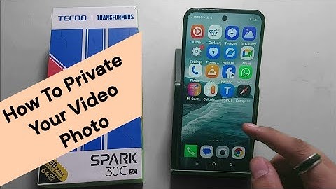 Tecno phone Hide photos | how to hide images on Tecno spark 30c 5G