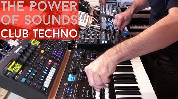 The Power of Sounds ☉ Club Techno Session | Elektron Machines meet Moog, Virus TI2 and Wavestate