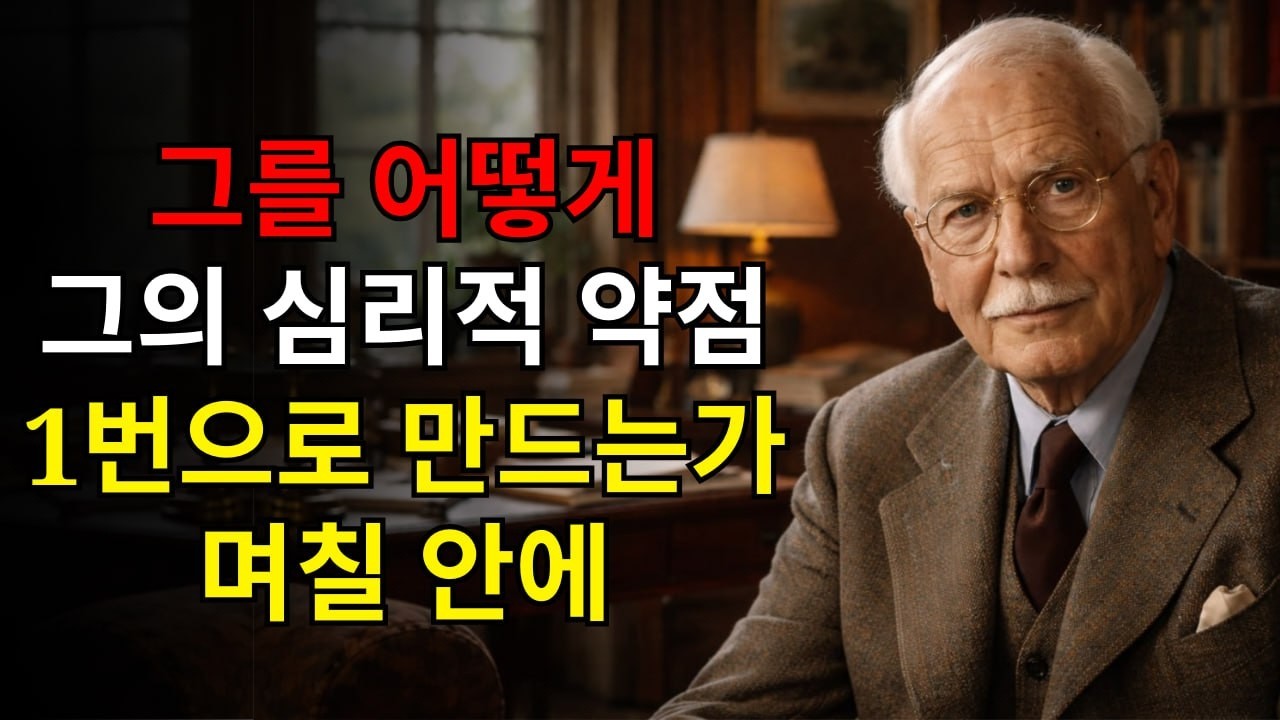 그의 심리적 약점 1번이 되는 방법 | 카를 융